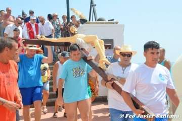 Misa y procesión terrestre-marítima de la playa de Ojos de Garza (Foto TA)